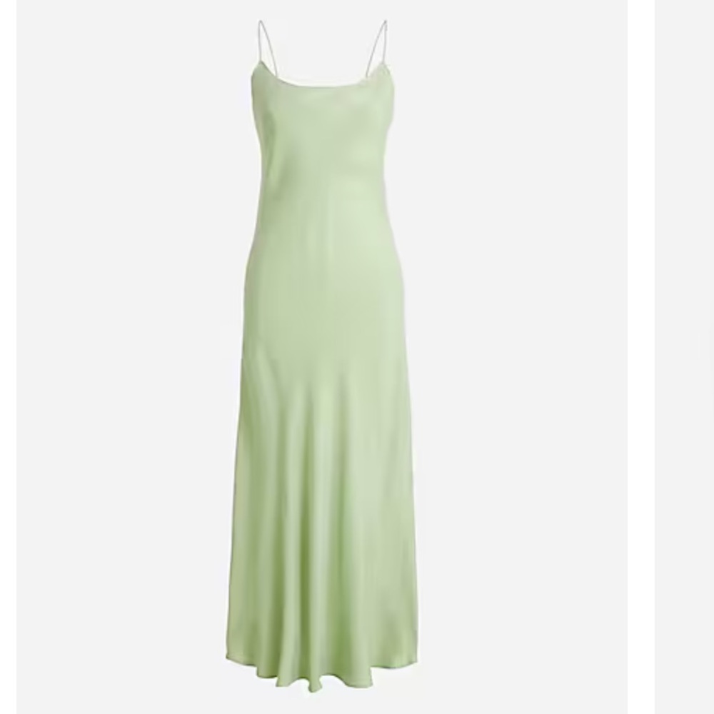 J.Crew Gwyneth cupro-blend slip dress(1)
